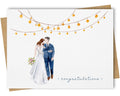 Congratulations on Wedding Card, Includes Kraft Envelope
